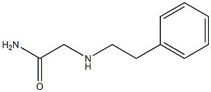 2-(Phenethylamino)acetamide Struktur