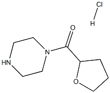 N-(TETRAHYDRO-2-FURANYLCARBONYL) PIPERAZINE HYDROCHLORIDE Struktur