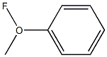 O-FLUOROMETHOXYBENZENE Struktur