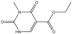 3-METHYL-5-CARBETHOXYURACIL Struktur