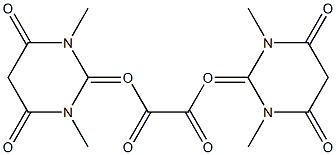 O,O-OXALYLBIS(1,3-DIMETHYLBARBITURIC ACID) Struktur