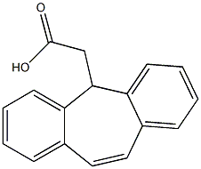 (5H-DIBENZO[A,D]CYCLOHEPTEN-5-YL)-ACETIC ACID Struktur