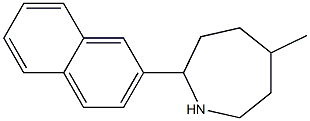 2-(2-NAPHTHYL)-5-METHYLAZEPANE Struktur