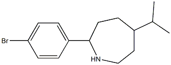 2-(4-BROMOPHENYL)-5-ISOPROPYLAZEPANE Struktur