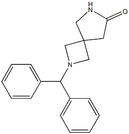 2-BENZHYDRYL-2,6-DIAZA-SPIRO[3.4]OCTAN-7-ONE Struktur