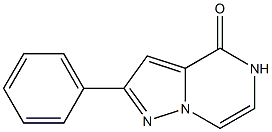 2-PHENYLPYRAZOLO[1,5-A]PYRAZIN-4(5H)-ONE Struktur