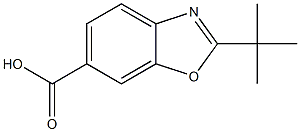 2-TERT-BUTYLBENZO[D]OXAZOLE-6-CARBOXYLIC ACID Struktur