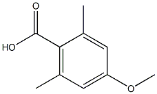 4-METHOXY-2,6-DIMETHYBENZOIC ACID Struktur