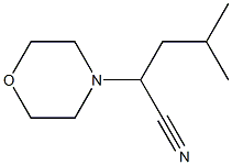 4-METHYL-2-MORPHOLIN-4-YLPENTANENITRILE Struktur