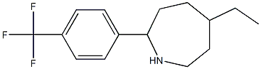 5-ETHYL-2-[4-(TRIFLUOROMETHYL)PHENYL]AZEPANE Struktur