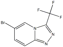 6-BROMO-3-TRIFLUOROMETHYL-1,2,3-TRIAZOLO[4,3-A]PYRIDINE Struktur