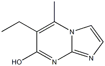 6-ETHYL-5-METHYLIMIDAZO[1,2-A]PYRIMIDIN-7-OL Struktur