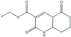 ETHYL 2,5-DIOXO-1,2,4A,5,6,7,8,8A-OCTAHYDROQUINOLINE-3-CARBOXYLATE Struktur