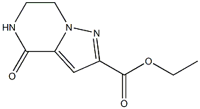 ETHYL 4-OXO-4,5,6,7-TETRAHYDROPYRAZOLO[1,5-A]PYRAZINE-2-CARBOXYLATE Struktur