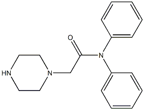 N,N-DIPHENYL-2-PIPERAZIN-1-YLACETAMIDE Struktur