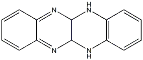 5,5a,11a,12-tetrahydroquinoxalino[2,3-b]quinoxaline Struktur