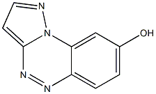 benzo[e]pyrazolo[5,1-c][1,2,4]triazin-8-ol Struktur