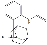 N-[2-(2-hydroxy-2-adamantyl)phenyl]formamide Struktur