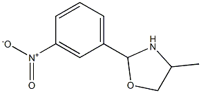 4-methyl-2-(3-nitrophenyl)-1,3-oxazolane Struktur