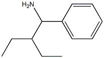 2-ethyl-1-phenylbutan-1-amine Struktur