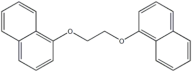 1-[2-(1-naphthyloxy)ethoxy]naphthalene Struktur