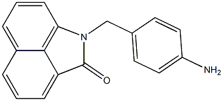 1-(4-aminobenzyl)benzo[cd]indol-2(1H)-one Struktur