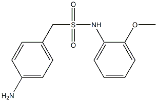 1-(4-aminophenyl)-N-(2-methoxyphenyl)methanesulfonamide Struktur