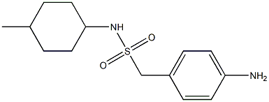 1-(4-aminophenyl)-N-(4-methylcyclohexyl)methanesulfonamide Struktur