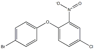 1-(4-bromophenoxy)-4-chloro-2-nitrobenzene Struktur