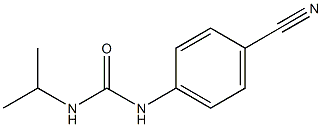 1-(4-cyanophenyl)-3-propan-2-ylurea Struktur