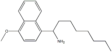 1-(4-methoxynaphthalen-1-yl)octan-1-amine Struktur