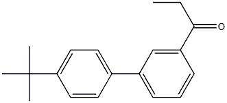 1-(4'-tert-butyl-1,1'-biphenyl-3-yl)propan-1-one Struktur