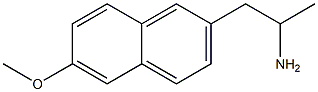 1-(6-methoxynaphthalen-2-yl)propan-2-amine Struktur