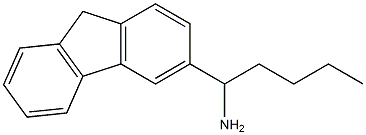 1-(9H-fluoren-3-yl)pentan-1-amine Struktur