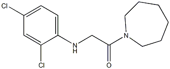 1-(azepan-1-yl)-2-[(2,4-dichlorophenyl)amino]ethan-1-one Struktur