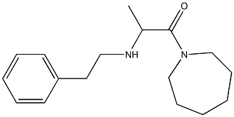 1-(azepan-1-yl)-2-[(2-phenylethyl)amino]propan-1-one Struktur