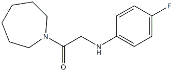 1-(azepan-1-yl)-2-[(4-fluorophenyl)amino]ethan-1-one Struktur