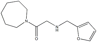 1-(azepan-1-yl)-2-[(furan-2-ylmethyl)amino]ethan-1-one Struktur