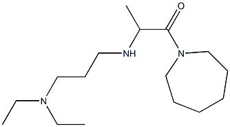 1-(azepan-1-yl)-2-{[3-(diethylamino)propyl]amino}propan-1-one Struktur