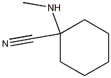 1-(methylamino)cyclohexane-1-carbonitrile Struktur