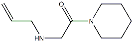 1-(piperidin-1-yl)-2-(prop-2-en-1-ylamino)ethan-1-one Struktur