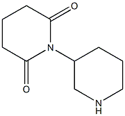 1-(piperidin-3-yl)piperidine-2,6-dione Struktur