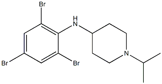 1-(propan-2-yl)-N-(2,4,6-tribromophenyl)piperidin-4-amine Struktur