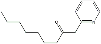 1-(pyridin-2-yl)nonan-2-one Struktur