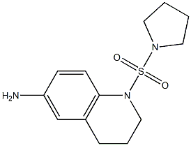 1-(pyrrolidine-1-sulfonyl)-1,2,3,4-tetrahydroquinolin-6-amine Struktur