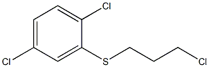 1,4-dichloro-2-[(3-chloropropyl)sulfanyl]benzene Struktur