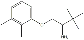 1-[(2,3-dimethylphenoxy)methyl]-2,2-dimethylpropylamine Struktur