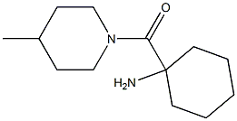 1-[(4-methylpiperidin-1-yl)carbonyl]cyclohexanamine Struktur