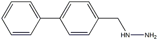 1-[(4-phenylphenyl)methyl]hydrazine Struktur