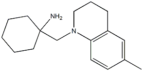 1-[(6-methyl-1,2,3,4-tetrahydroquinolin-1-yl)methyl]cyclohexan-1-amine Struktur